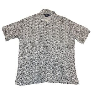 Polo Ralph Lauren Clayton Floral Rayon Shirt Large Short Sleeve